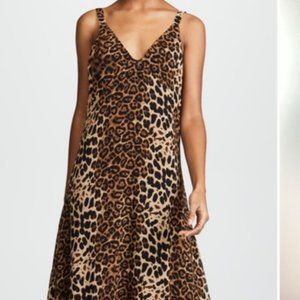 Line & Dot Effe Leopard Print Dress #0495